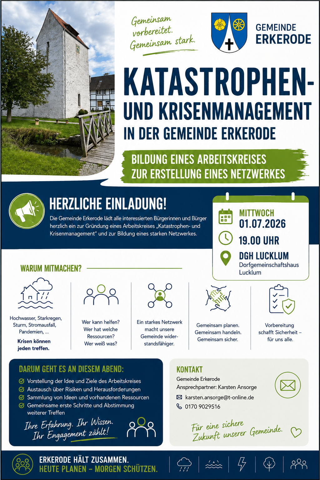 Katastrophen- und Krisenmanagement in Erkerode