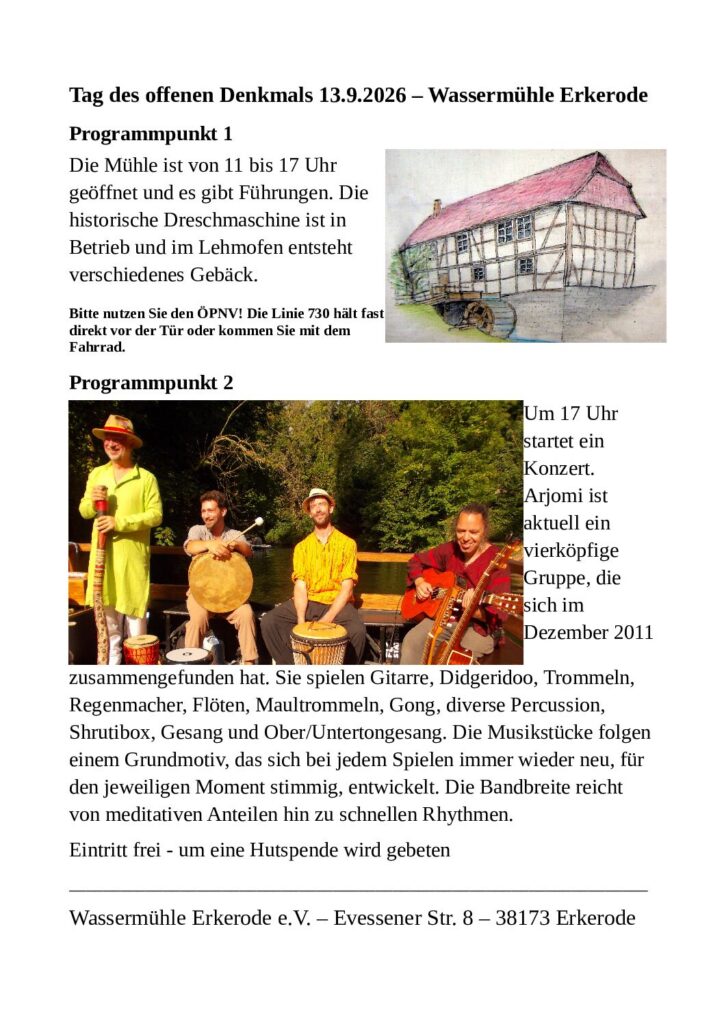 Tag des offenen Denkmals